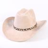 Beliebter europäischer und amerikanischer klassischer Wildleder Western Cowboyhut für Herren und Damen, großer Schirm, bestickt, Outdoor-Sonnenhut
