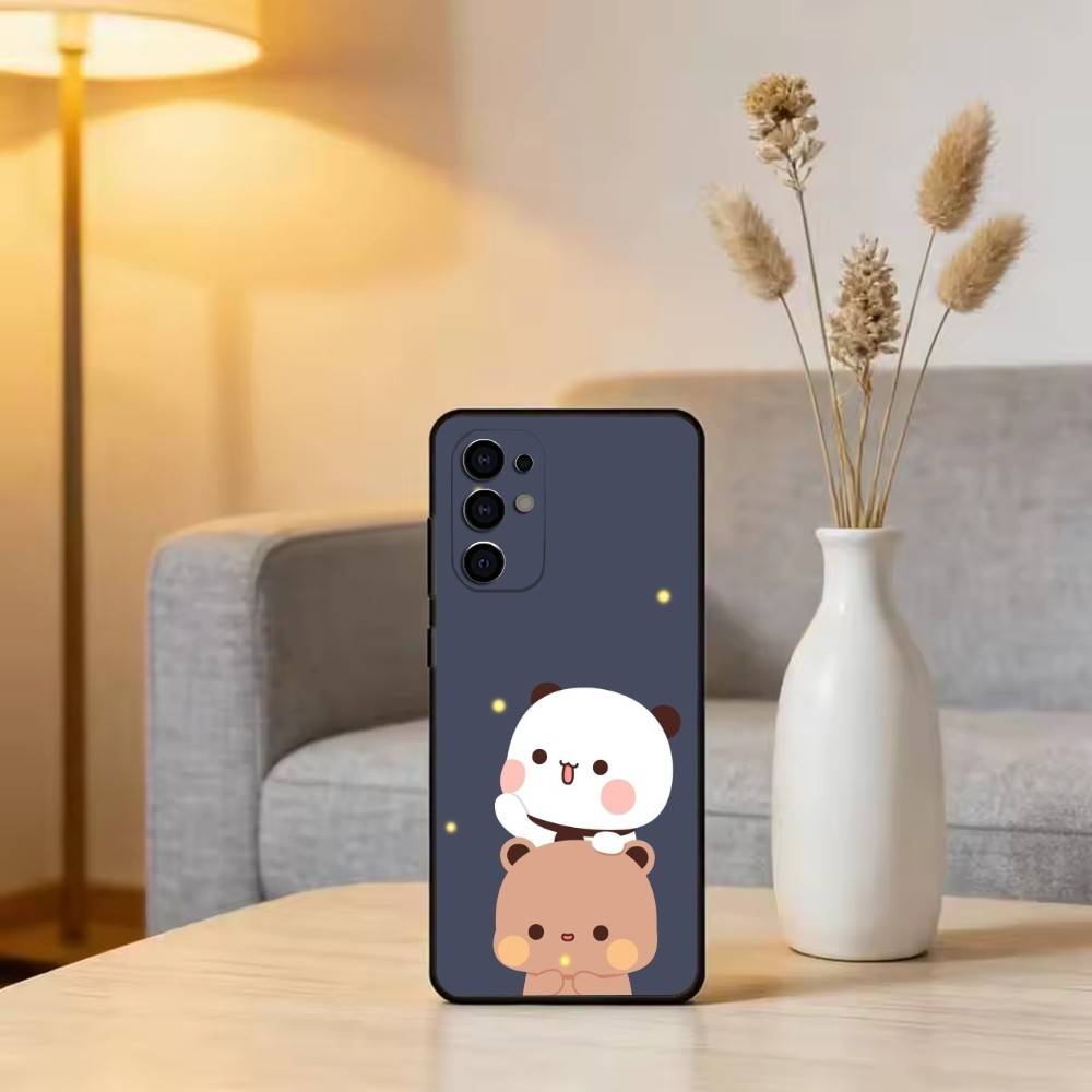 Sweet YiEr & BuBu Phone Case For Samsung S25,S24,S21,S22,S23,S30,Ultra,S20,Plus,Fe,Lite,Note,10,Black Cover