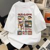 2025 Summer Fashion Crayon Shin Chan Print Casual Women's T-shirt Short Sleeve Street Y2k Harajuku Loose Round Neck T-shirt Tops