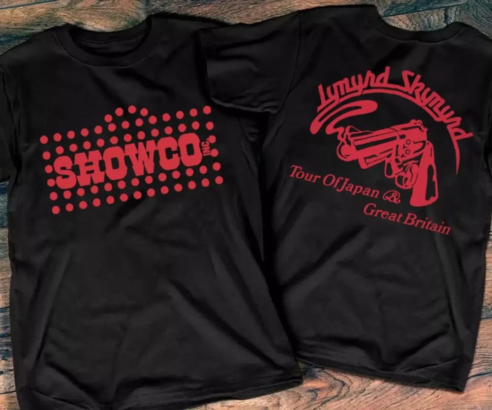 Vintage 1976 Lynyrd Skynyrd Showco Tour of Japan & Great Britain Rock GBR T-Shir Unisex T-Shirt XXXXL