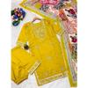 We are Launching Exclusively  Festive & Party Wear Heavy Cotton With Embroidery Gotapati With Top-Bottom And Dupatta Set
