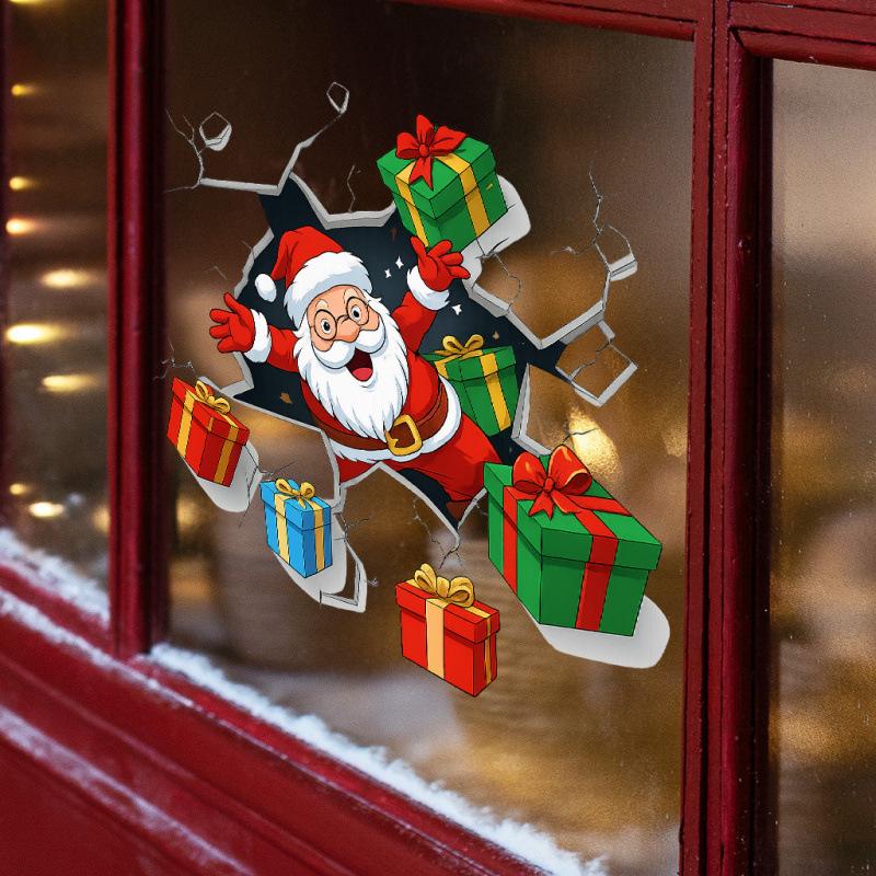 Festive Christmas Wall Sticker: Create a Creative Holiday Atmosphere