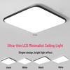 Square Modern Ceiling Light for Bedroom, Living Room, Kitchen, Restaurant, and Balcony