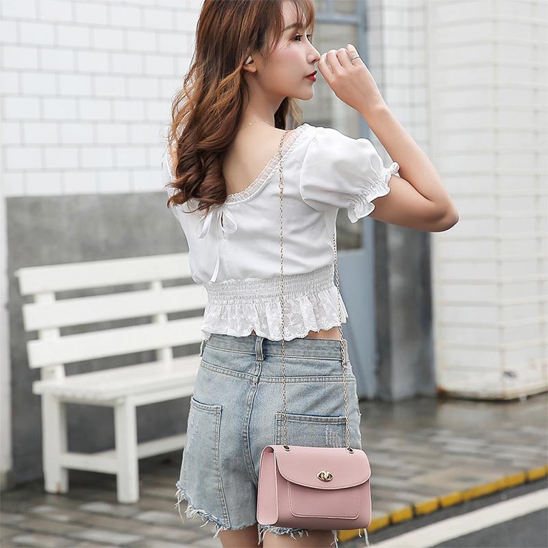 Shoulder bag new fashion mini small fresh literary square bag mini shoulder crossbody women's bag tide