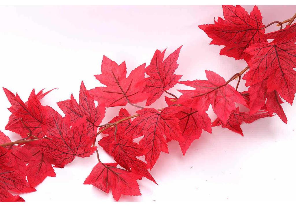 Autumn Maple Leaf and Pumpkin Vine Hanging Decoration for Home, Window, Mall, Bar, and Wall
