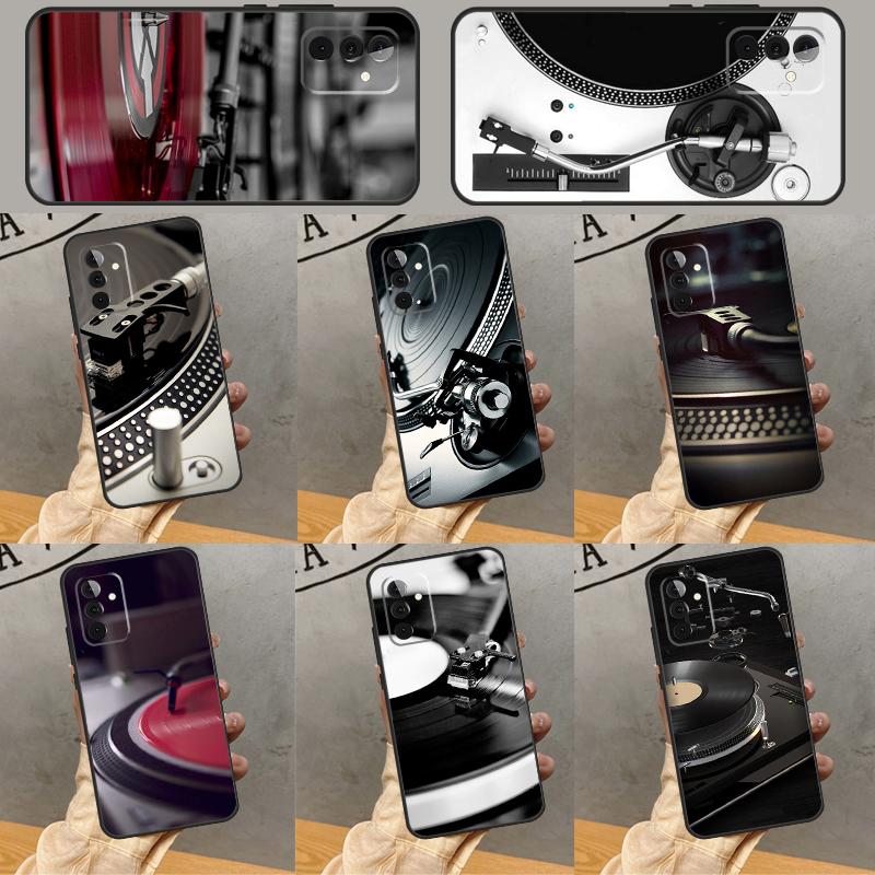Vinyl DJ Record Art Case For Samsung Galaxy A32 A56 A16 A15 A22 A52 A54 A14 A26 A36 A55 A35 A05 A06 A53 A33 A13