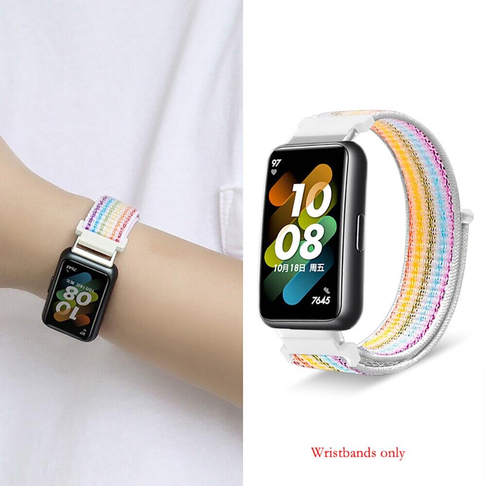 Nylon Strap For Huawei Band 7 Band7 Watchband Breathable Replacement Wristband