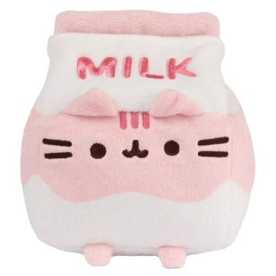 Pusheen Sips Plush (Strawberry Milk)