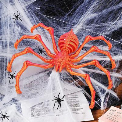 Drukowana w 3D gigantyczna figurka pająka z wysuwanymi nogami, ruchomymi stawami, Halloween, upiorny, przegubowy