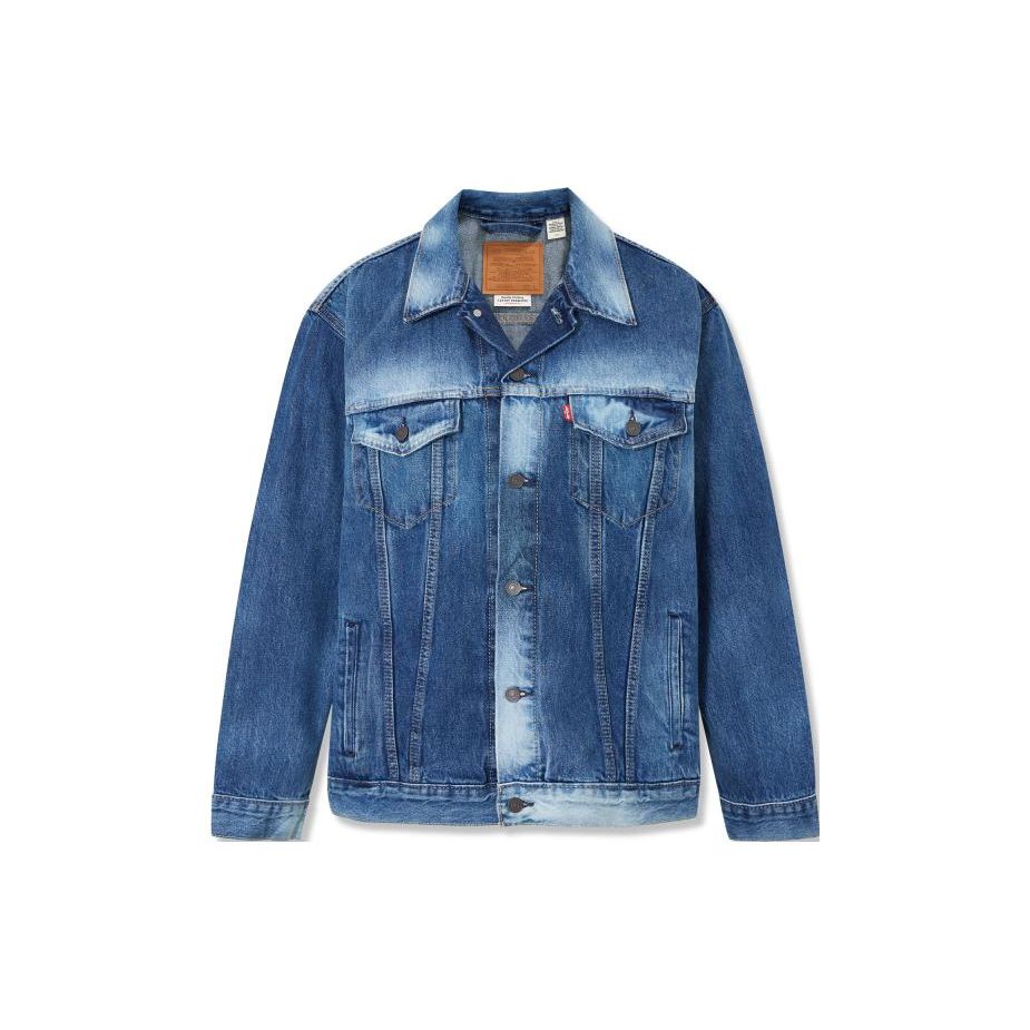 

Куртка джинсовая вареная Levis с однобортным воротником Мужские куртки Синяя A5782-0007 XS