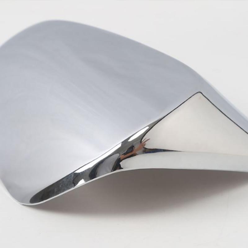 For TOYOTA YARIS XP150 2013-2018 Car Rearview Mirror Cover Trim, Accessories Chrome Silver Side Turn Signal Mirror Covers