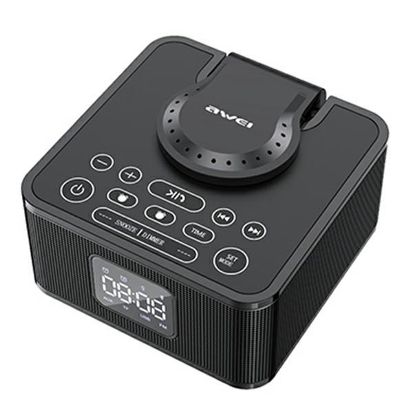 Awei Głośnik Bluetooth Y332 + Ład.indukcyjna Czarny/Black