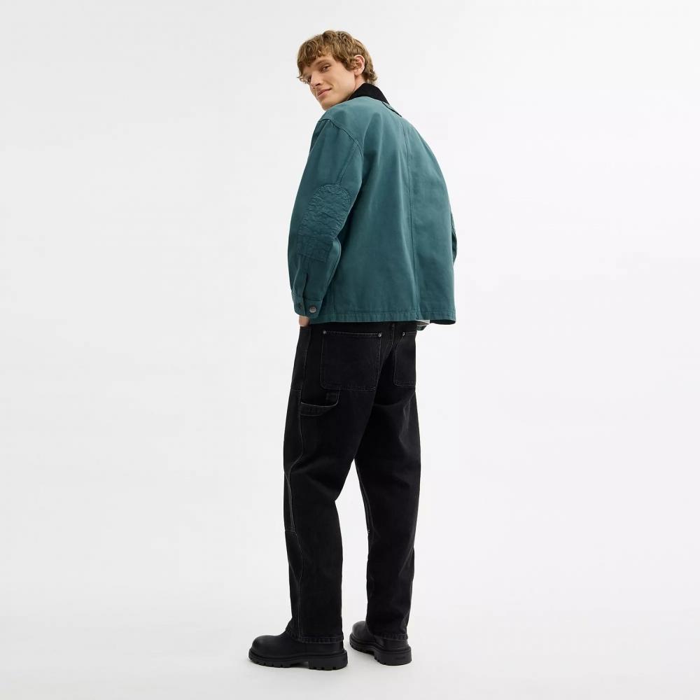 Coach Chore Coat Washed Teal