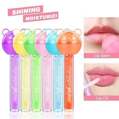 JYL Colorful Lip Oil Lipstick Two In One Lollipop Lipstick Lipstick Moisturizing Lip Oil Lip Color Beauty Makeup