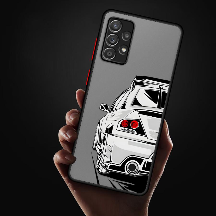 Cartoon Cool Car Phone Cover Case for Samsung Galaxy A35 A54 A14 A23 A34 A36 A52S A72 A17 A52 A16 A15 A56 A55 A53 A73 A33