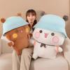 35/60cm Kawaii Bubu Dudu Panda Mitao Cat Plush Doll Plushie Pillows Couple Present Cushion Stuffed Doll Decor Toy Birthday Gift