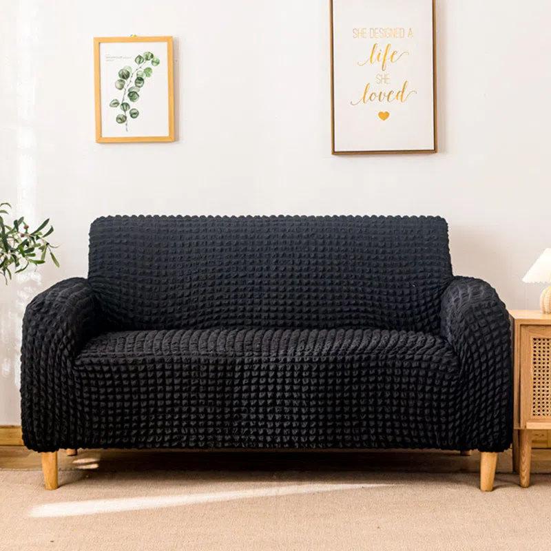 

Чехол для дивана из пузырчатой ткани, универсальный чехол, комбинированный, для шезлонга, углового, Г-образного дивана, 1/2/3/4-местного, универсальный 1 seater