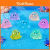Vibrant Luminous Mini Octopus Resin Figurine For Aquariums And Home Decor