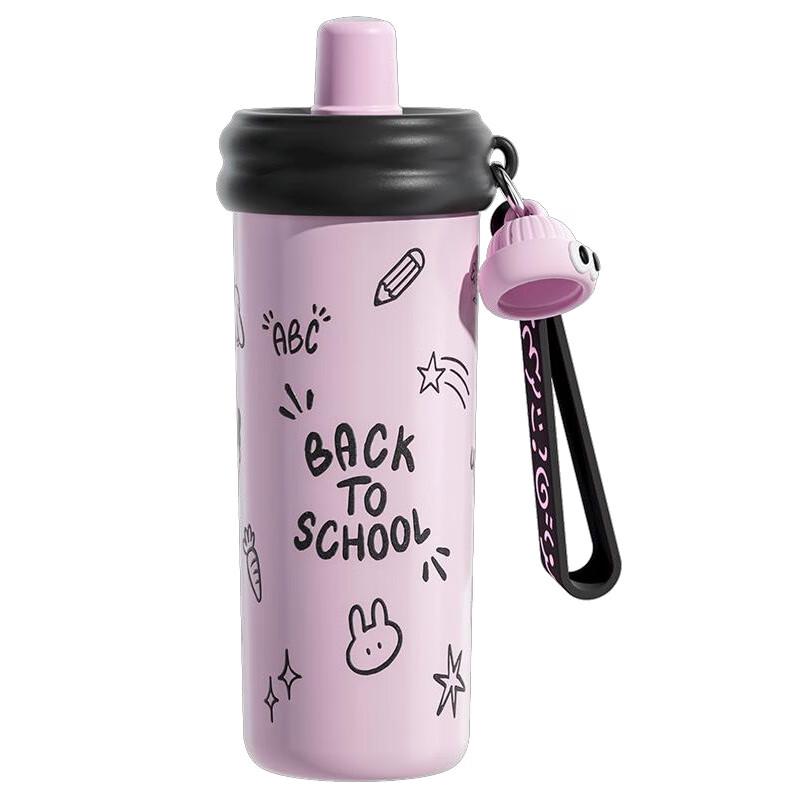 COOKER KING 316 Stainless Steel Insulated Straw Water Bottle