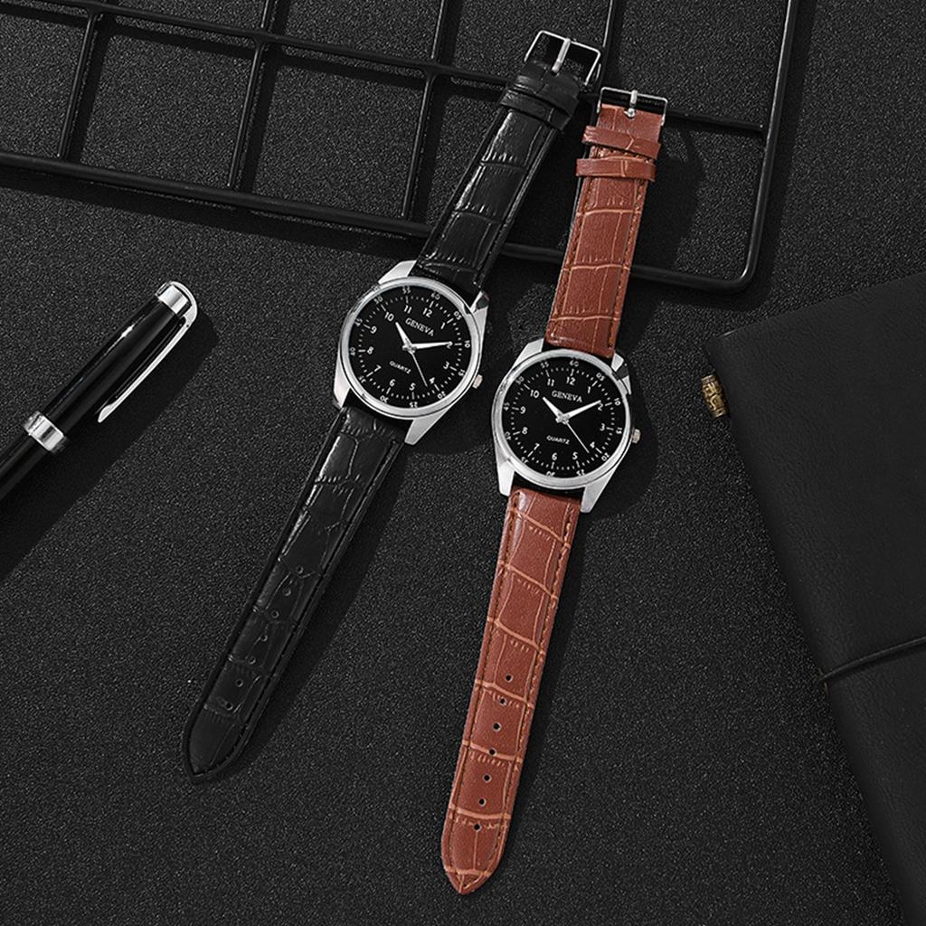 Herren Digitaluhr Graduierte Herrenuhr Herrengürtel Quarz Herrenuhr Minimalistische Quarzuhr