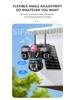 V380 Solar-Powered 4G Three-Lens Security Camera with Mobile Remote Monitor