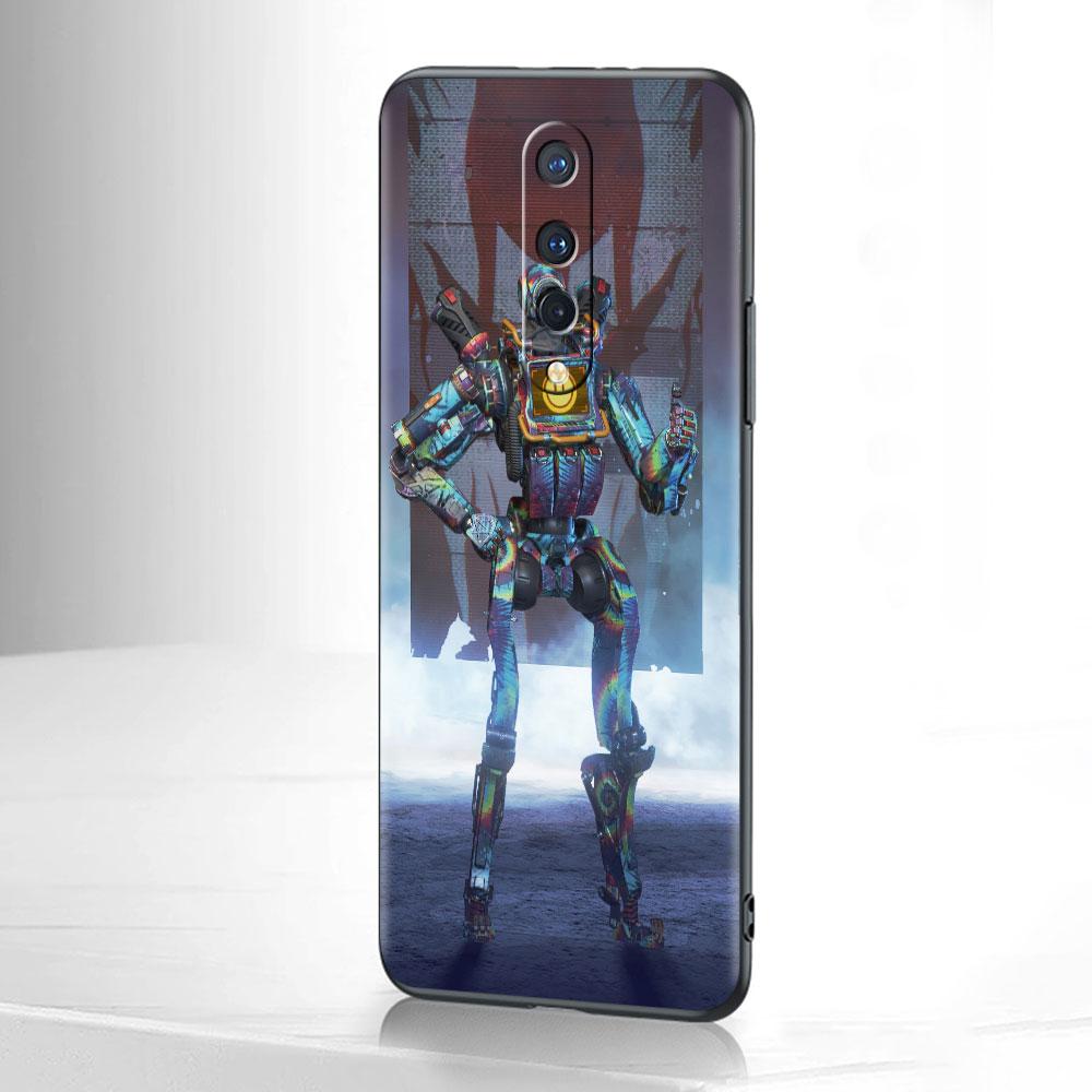 Custodia Morbida Per OnePlus 8T 7 9 8 Pro Nord 2 Z N10 5G 9R N100 7T 6T N200 CE Nera Guscio in Silicone Copertura Telefono Gioco Apex Legends Capa