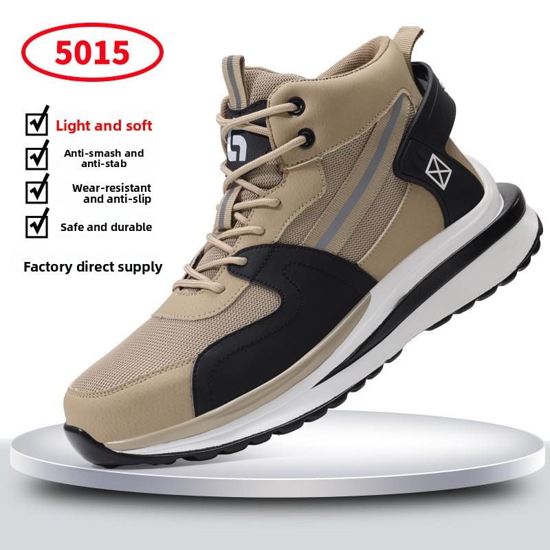 Mens Safety Work Boots Winter Steel Toe High Top Anti Impact Puncture Resistant Comfortable Protective Shoes 38