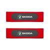 Car Seat Belt Suede Shoulder Covers for Skoda Kodiaq Superb Kamiq Octavia 2 A7 Tour RS Fabia 2 1 Rapid Yeti Karoq Felicia Kodiak