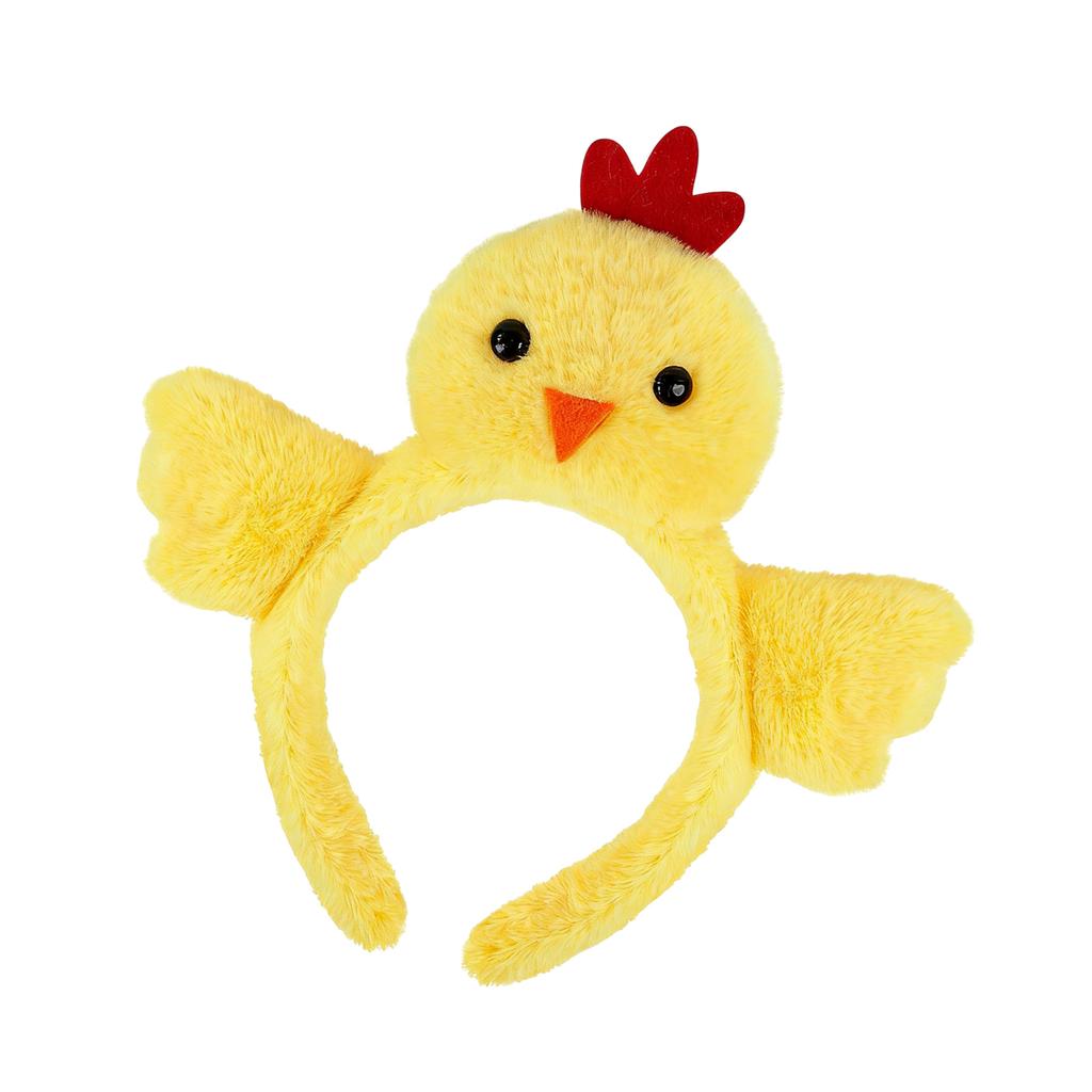 Lovely Chick Design Headband Safe Plush Fabric Hair Hoop Headpiece Great For Toddlers And Preschoolers