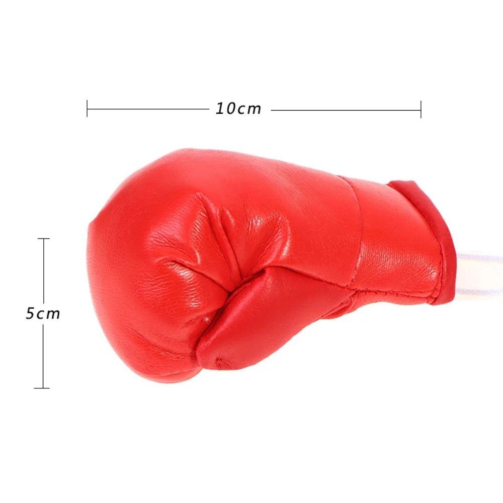 1 set Easy to Hang Boxing Gloves Pendant Waterproof Miniature Punching Gloves  Gym bag