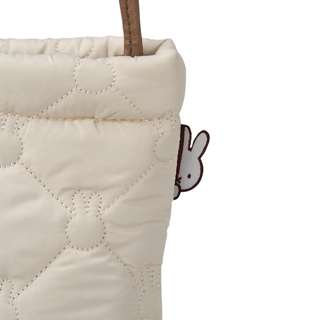 Hapitas Quilted Mini Shoulder Bag with Ivory Quilted Charm, Miffy, Girls, B302,