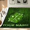 1PC Hannover 96 Custom Name Patterned Flannel Blanket Suitable For All Seasons for Home Decor Warmth and Comfort Gifts Holiday Present