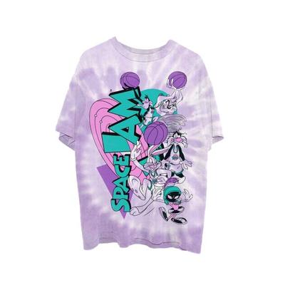 Space Jam Unisex-Erwachsene Retro Squad Tie Dye T-Shirt