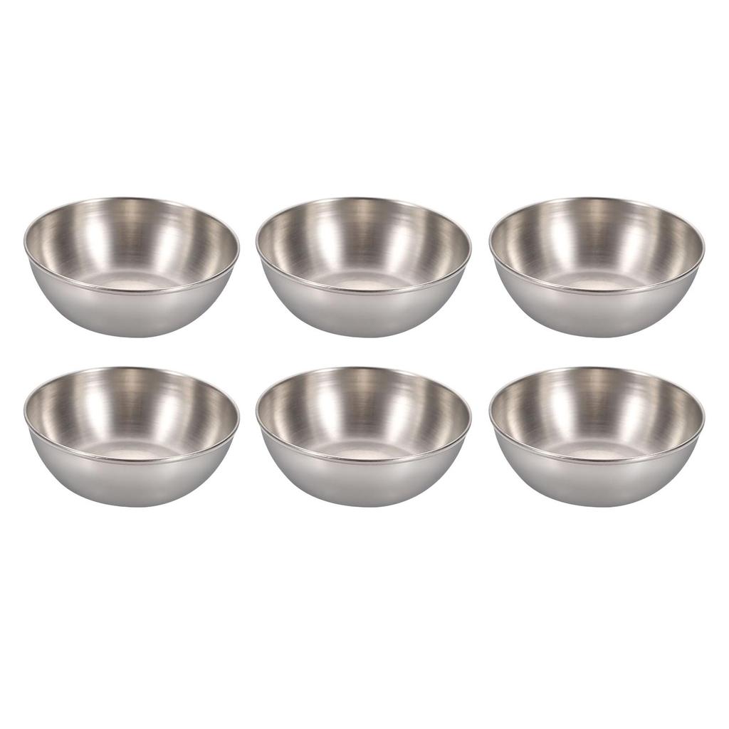 6 Piece Dipping Sauce Cups Set Bowl Portable Condiment Container for Kitchen Restaurant