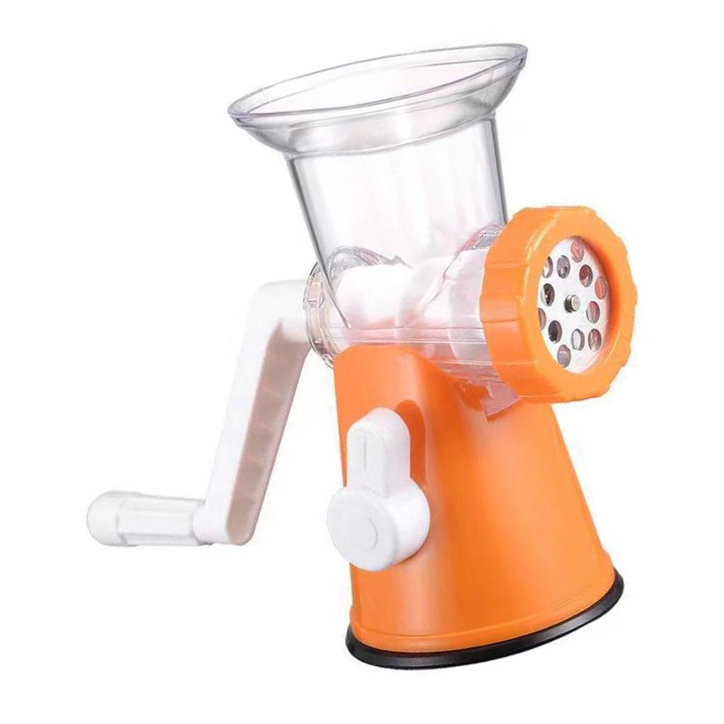 Manuelle Fleischmühle mit Edelstahlklinge Abnehmbare Handkurbel Fleischwolf Wurstfüller fo