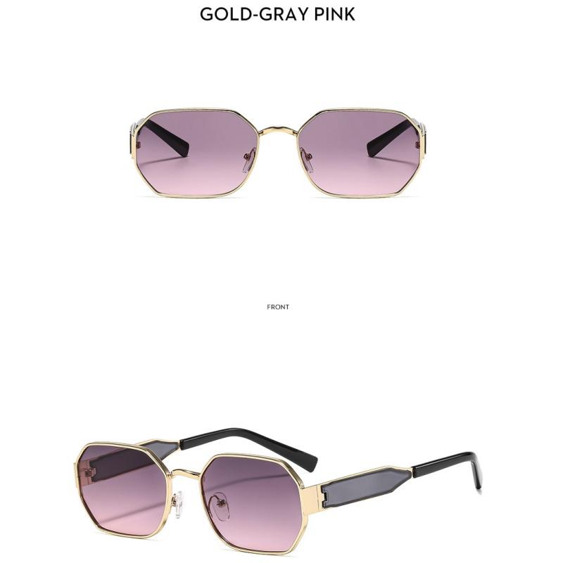 Women's Sunglasses, Metal Polygonal Sunglasses, Men's and Women's Fashion Sunglasses