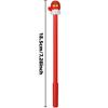 21Pcs Back To School Season Cute Cartoon Christmas Pen, Student Stationery, Bright Red Slim Pen Body, Festive Decorative Ballpoint Pen, School & Offic