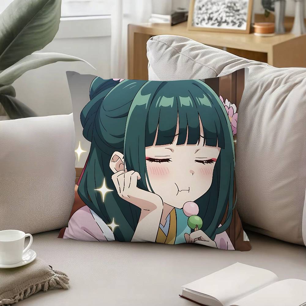 Anime AThe Apothecary Diaries Throw Pillow Covers Pattern Cushion Cover Suitable For Sofa Bedroom Car Pillow Cover