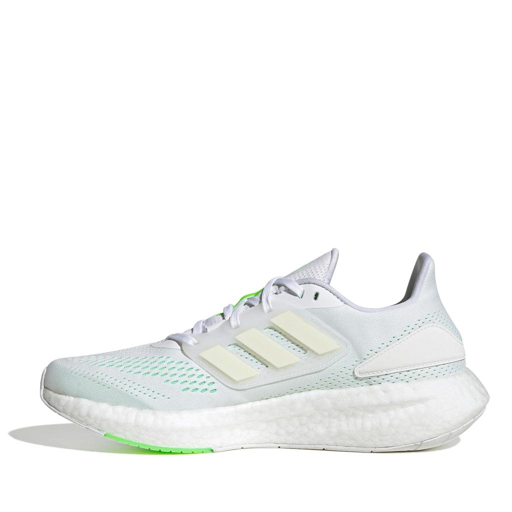 Adidas Pure Boost 22 LOT20 Running Footwear Green Size Cm Shoes, White/Cloud White/Beam (GZ5175), 28.0