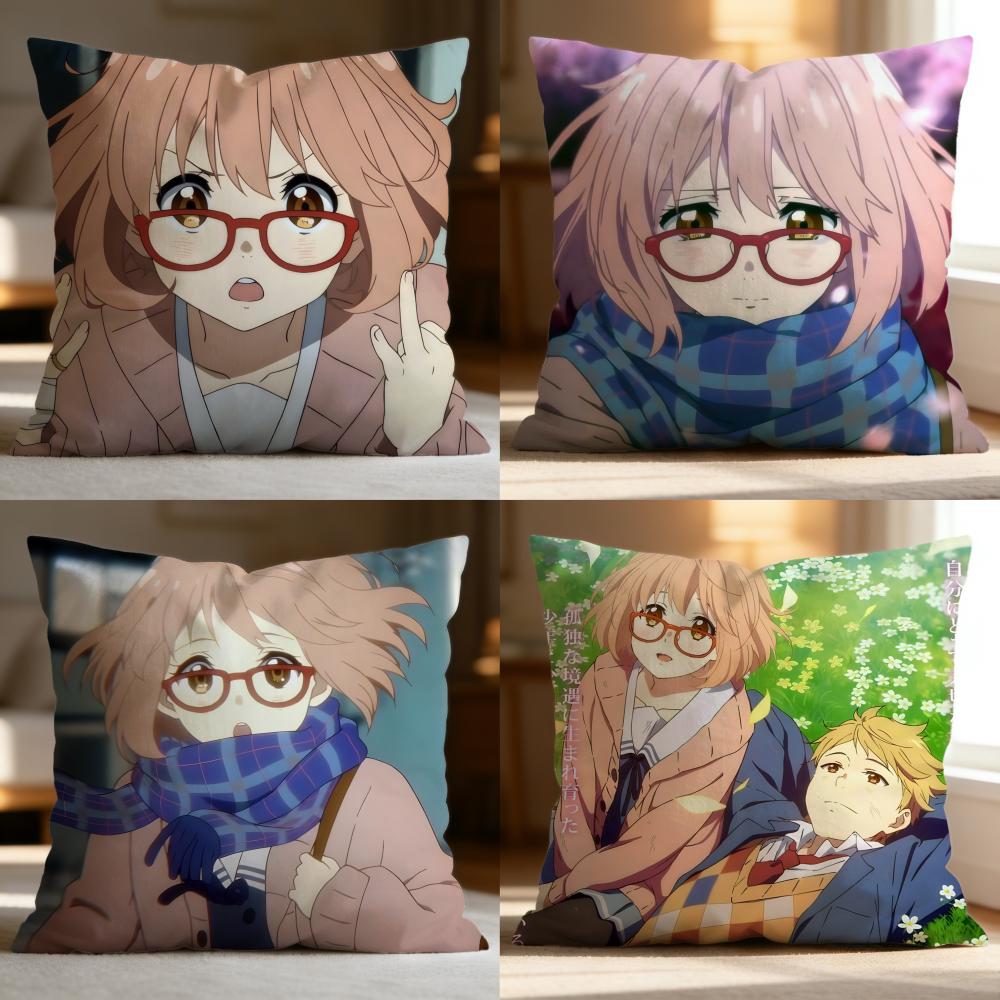 Hot BBeyond the Boundaryew Cushion Cover Soft Washable Pillow Case Multi-Scene for Couch Bed Travel Office Use