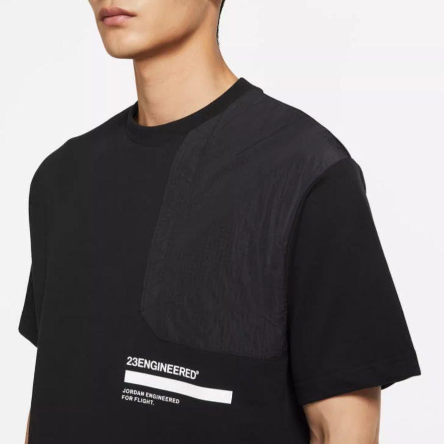 Jordan Drop Shoulder Sleeve T-Shirt Men's Black DM3216-010