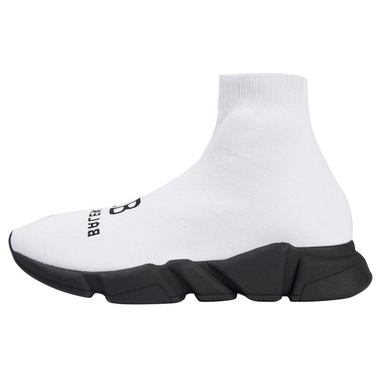 Balenciaga Recycled Speed Trainer `White Black`