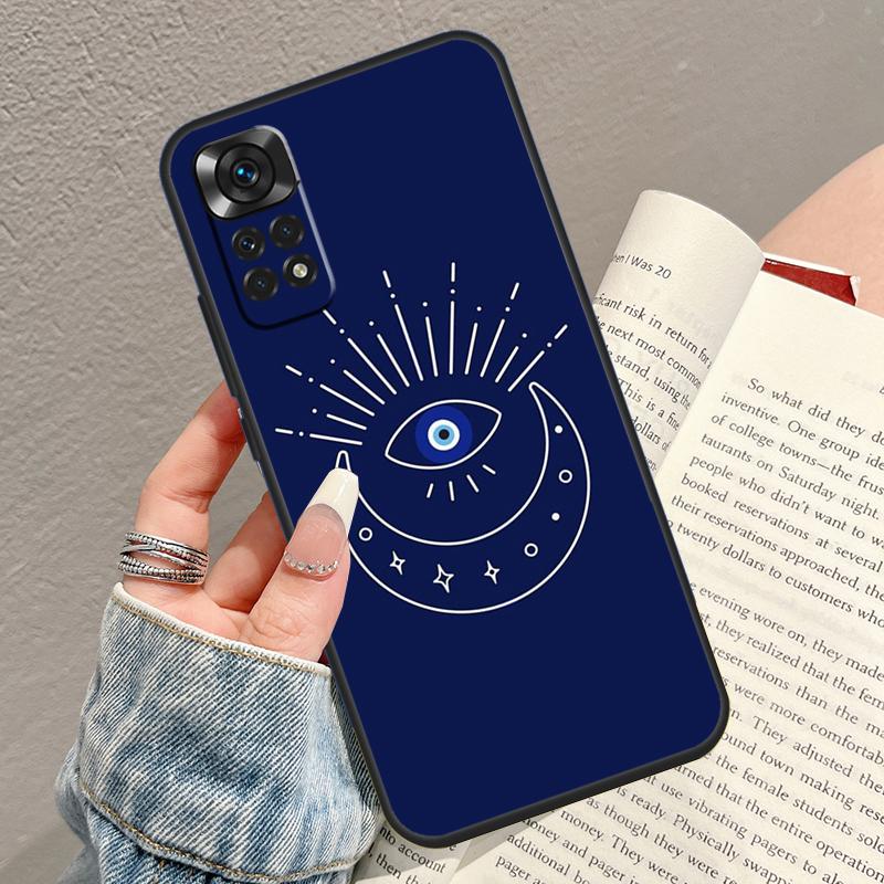 Evil Eye Phone Case For Xiaomi Redmi Note 14 12 11 9 10 13 15 Pro Plus 12C 10C 13C 14C 15C Cover