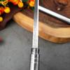 2024 Damascus Foldable Stainless Steel Integrated Tea Utensil Mini Tea Knife Tea Ceremony Handle Ornament Forging Fruit Knife