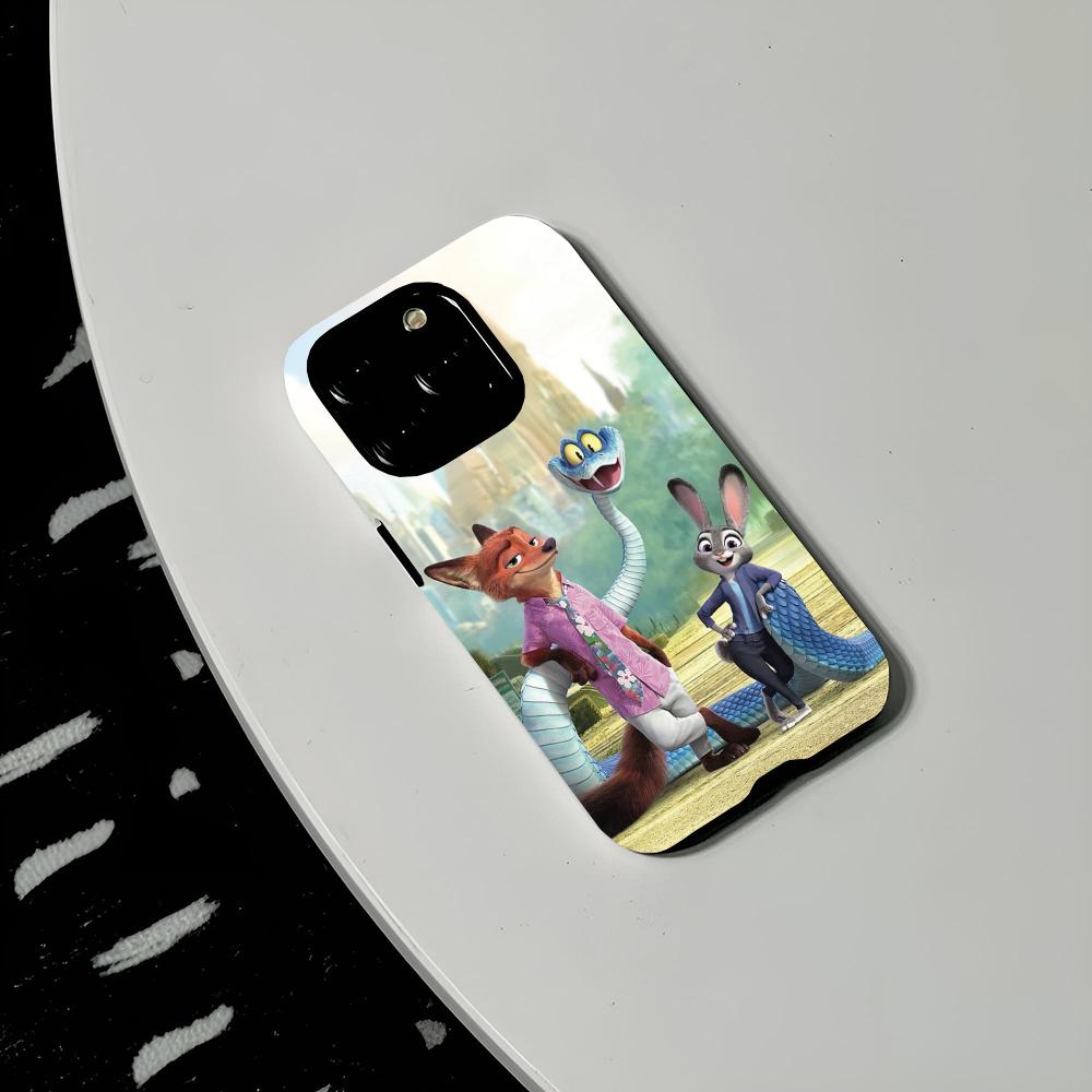 

Zootopia Phone Case Hard PC For IPhone 16Promax 17 16 15 14 13 12 11 Pro Max Plus Glossy HD Cover iPhone 13 Pro