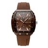 Affordable Macaron-Colored Barrel-Shaped Women's Watch with Silicone Strap, Lightweight and Casual Daily Watch for Girls