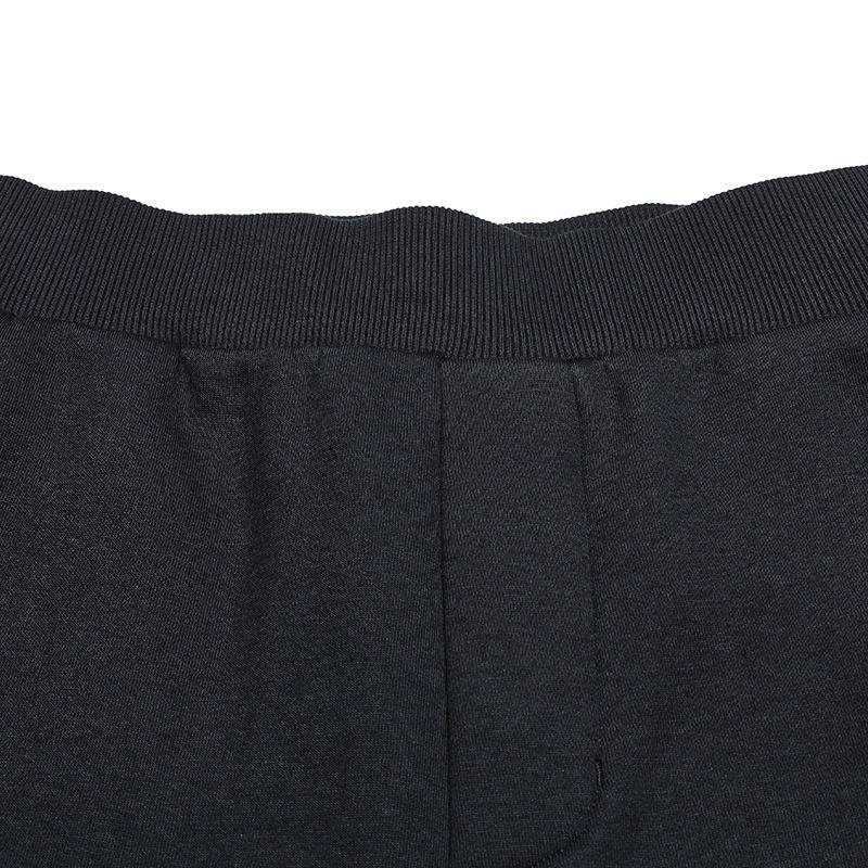 FILA Heritage Fleece Lined Classic Logo Comfortable Casual Versatile Cuffed Knit Sports Pants Men bottoms Legendary-Blue F11M548608FNV