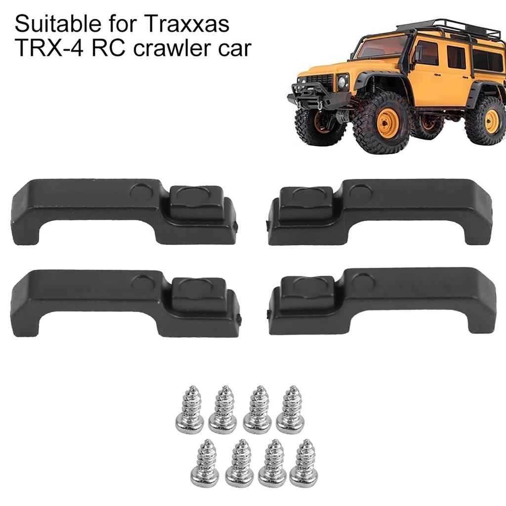 4 Pcs Plastic Simulation Door Handles for Traxxas TRX 4 RC Crawler Car