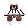 Sac à Outils avec Harnais Ceinture Robuste Bretelles Robustes