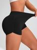 Women's High-Waist Seamless Yoga Shorts: Quick-Dry, Moisture-Wicking, Elastic Fitness & Running Shorts
